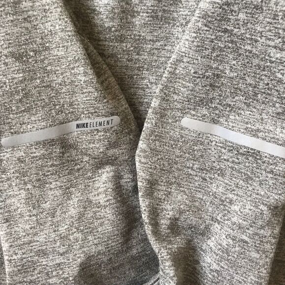 Nike Womens S Dri-Fit Element 1/4 Zip Running Jogging Reflective Gray 481320 Gym - Picture 5 of 11